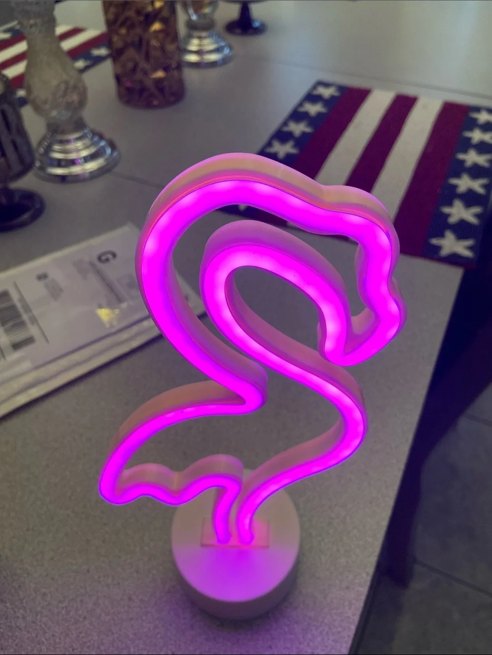 Ashland Pink LED Flamingo Neon Lamp